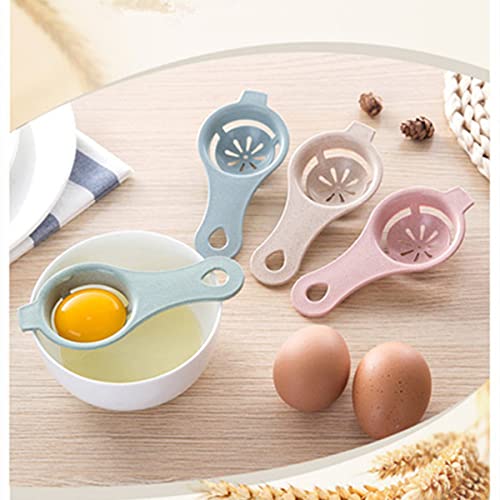 RUITASA 3-Piece Egg Yolk & White Separator Set - White, Divider, Chefs & Bakers Tool - Image 5