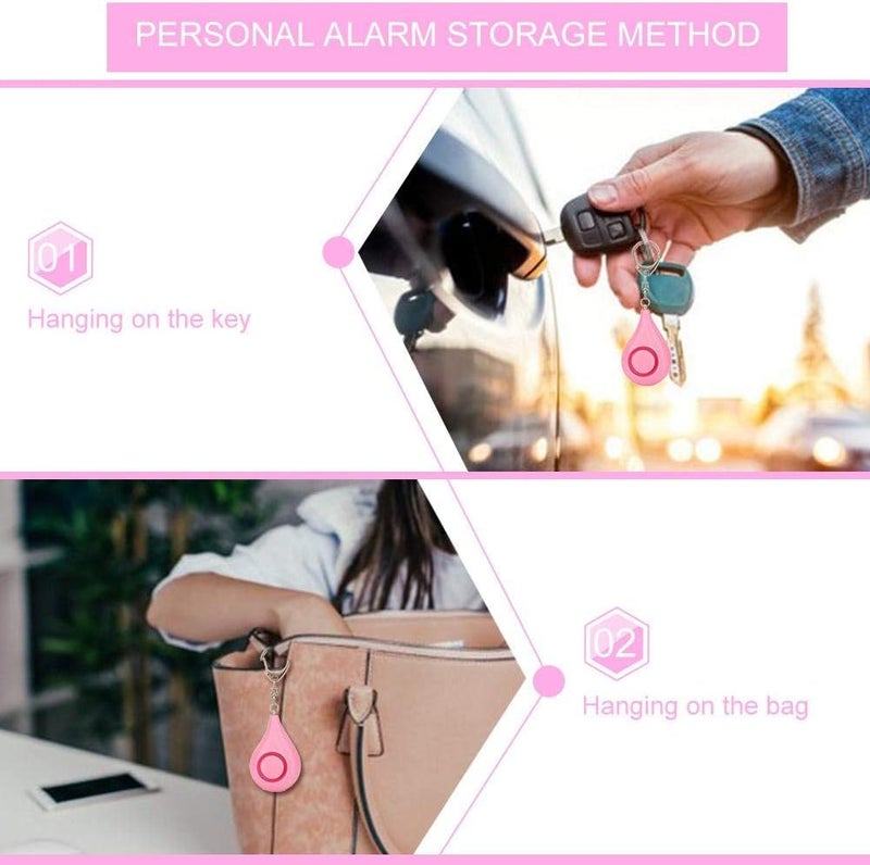 klarako Self Defense Alarm Keychain - Safe Sound Alarm, Multifunctional Security Alarm Keychain,Security Protection Devices for Women Girls Kids Elderly - Image 4
