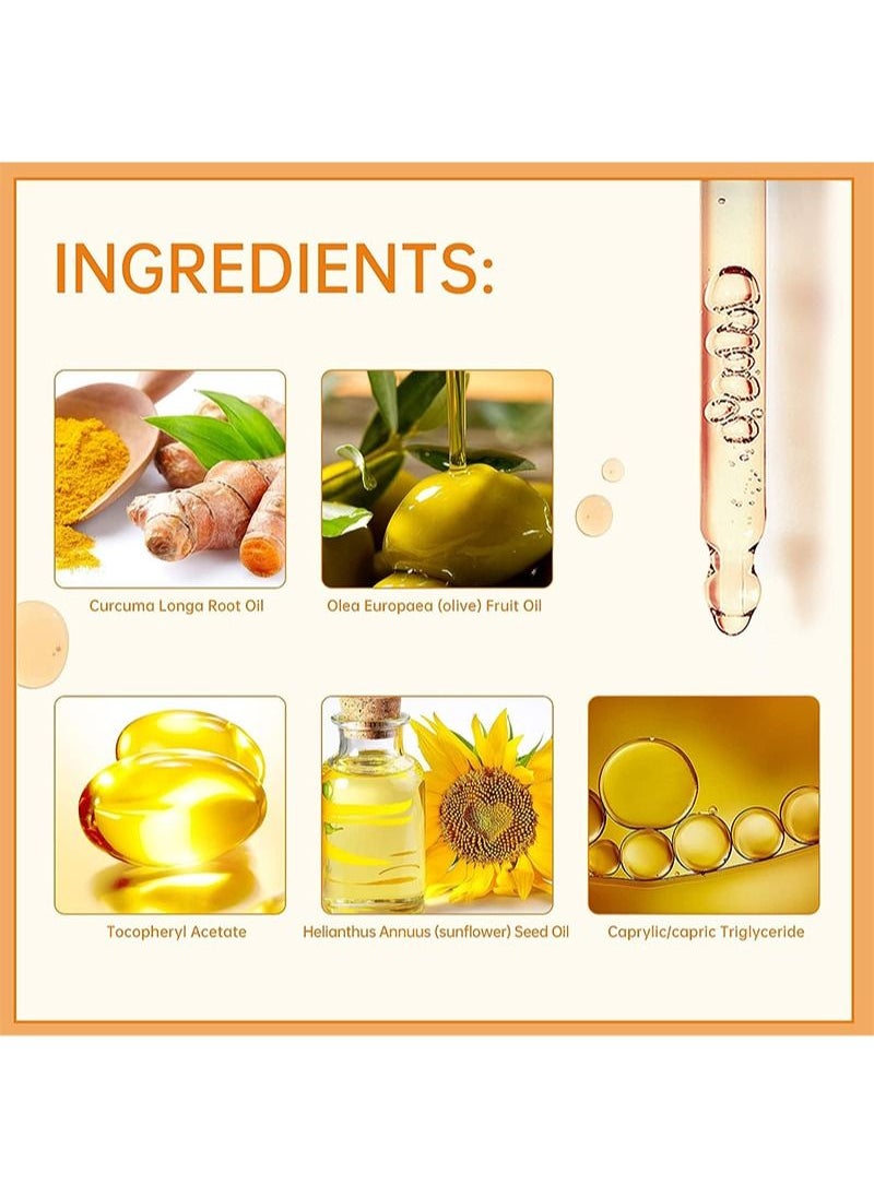 Sefudun Turmeric Dark Spot Serum 30ml, Dark Spot Correcting Serum for Face and Body, Reduces Hyperpigmentation, Age Spots, Sun Spots and Improves Skin Tone for Women and Men of All Skin Types  - Image 4
