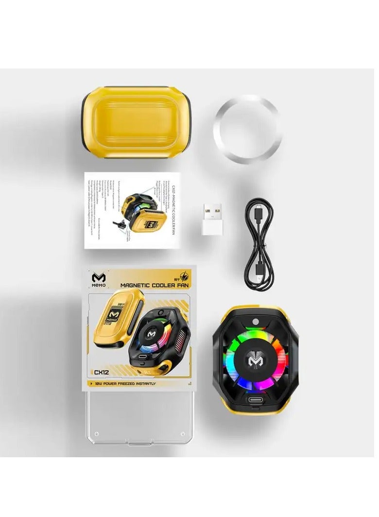 Memo MEMO CX12 Magnetic Mobile Cooler Mobile Phone Radiator Phone Cooling Fan  - Image 1