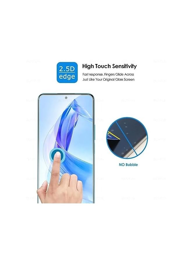PROMASS Tempered Glass for Honor 90 UV Screen Protector Full Glue Edge-to-edge 3D Curved Tempered Glass Fingerprint Compatible Anti Scratch 9H hardness for Honor 90 - Image 4