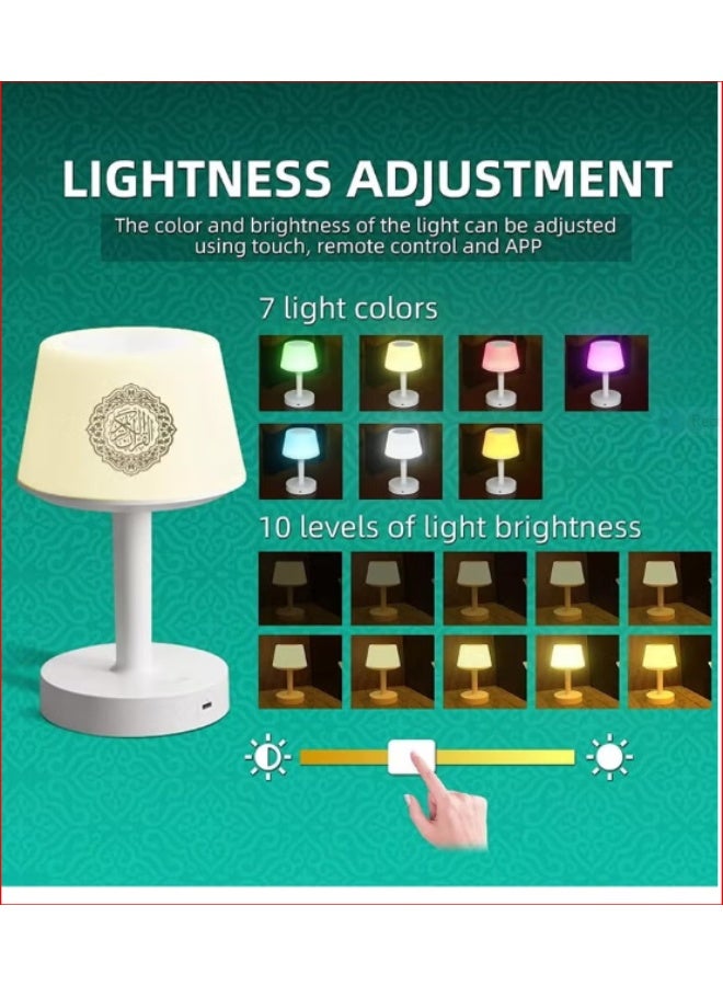 Desk Lamp with Smart Quran Speaker App Control and Night Light - Image 4