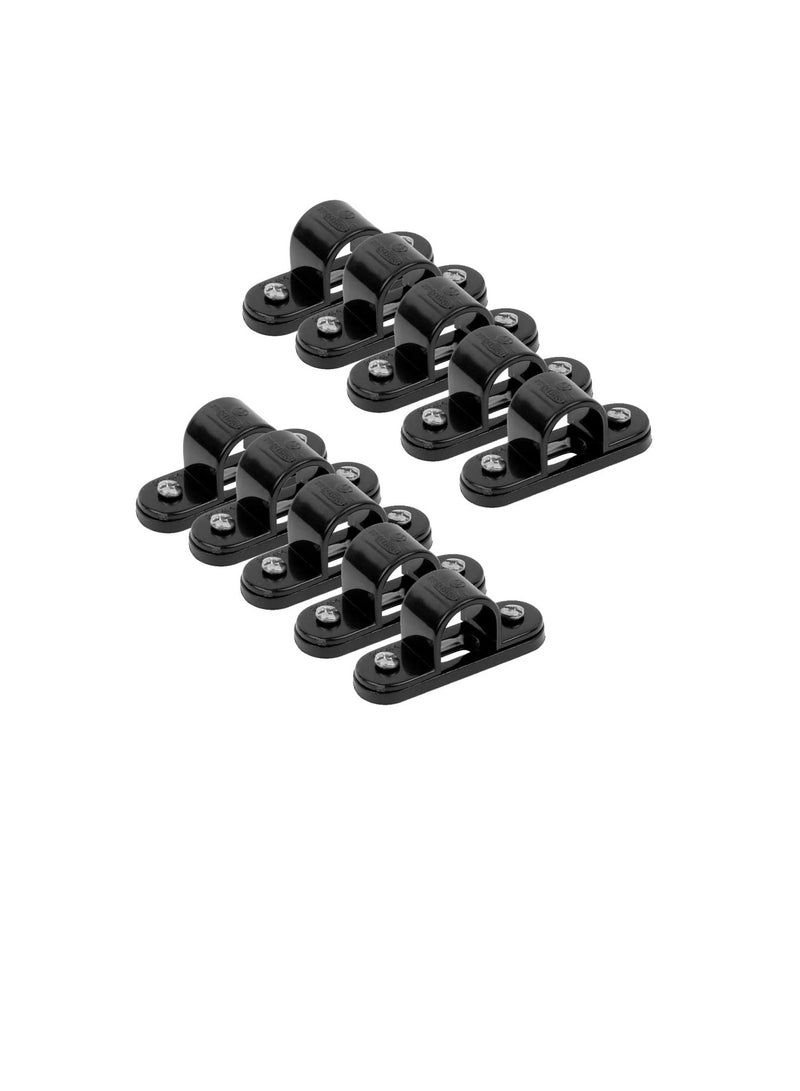 PVC Electrical Conduit Pipe & Fittings for Indoor and Outdoor Electrical Wiring and Cabling (Pack of 10) (32mm, Saddle)  - Image 1