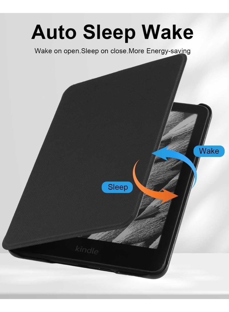 Slimshell Case Cover for All-New Kindle Paperwhite (11th Generation-2021, 6.8 inch) or Kindle Paperwhite Signature Edition, Smart Shell Cover with Auto Sleep/Wake - (Black) - Image 4