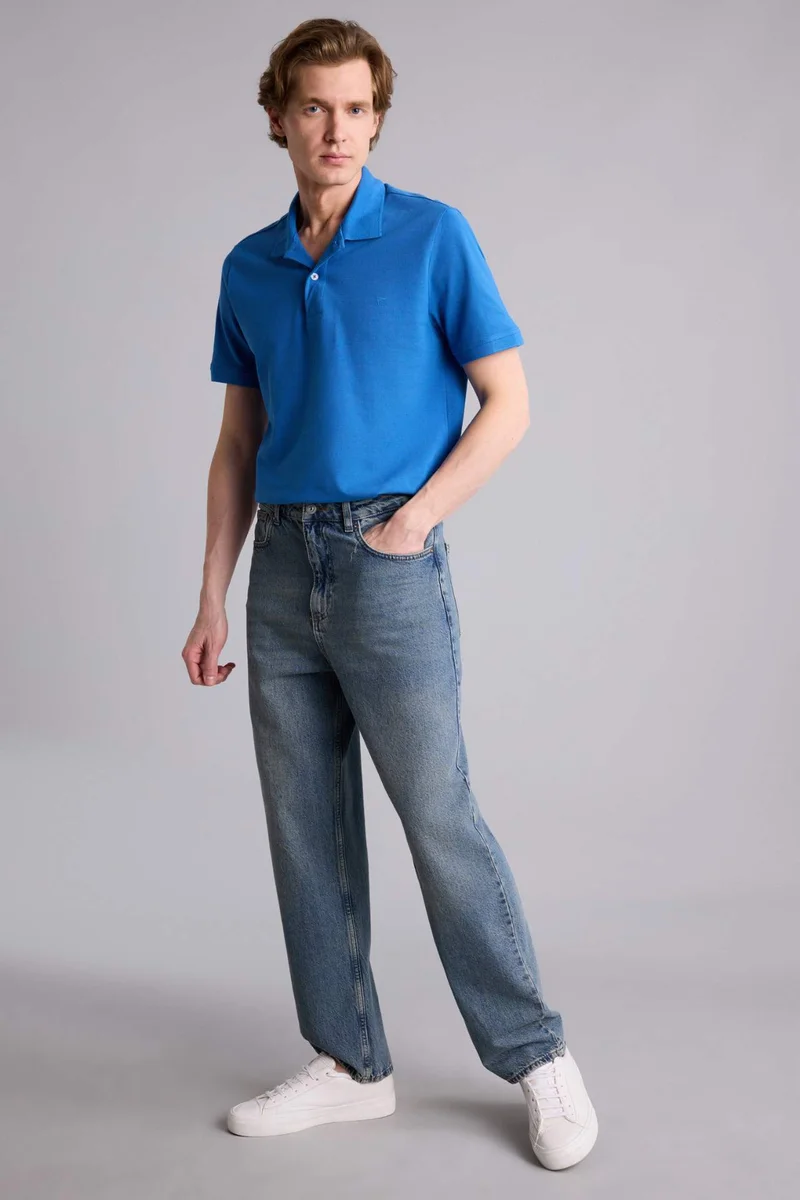 DeFacto Slim Fit Short Sleeve Polo T-Shirt