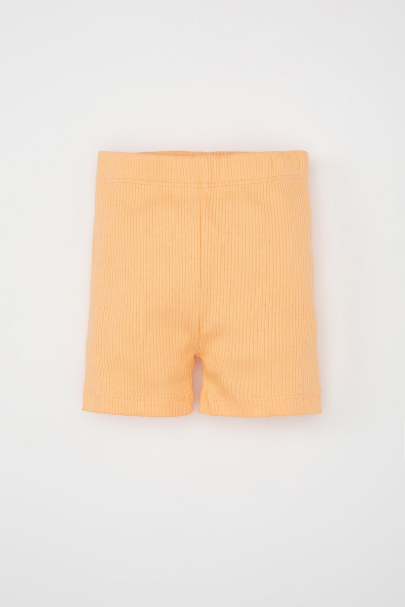 DeFacto Baby Girl Printed T-Shirt Shorts 2 Piece Set - Image 2