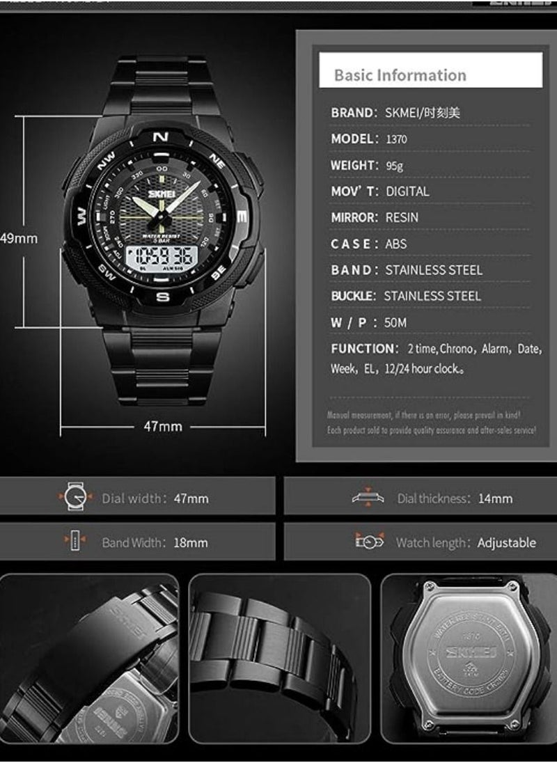 OLEVS - OLVES Stylish Men's Quartz Sports Watch - Image 1