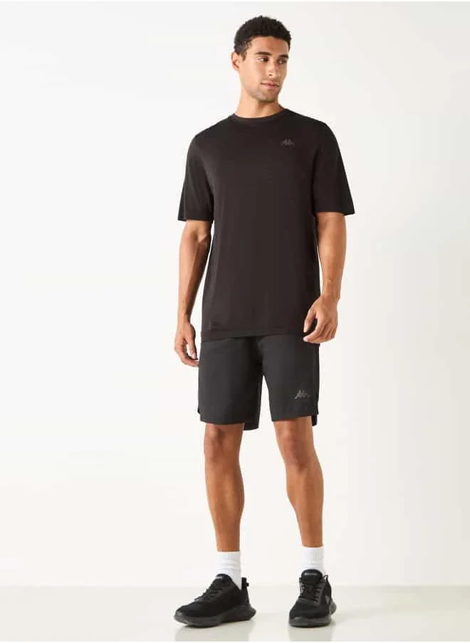 Kappa Kappa Textured T-shirt with Short Sleeves