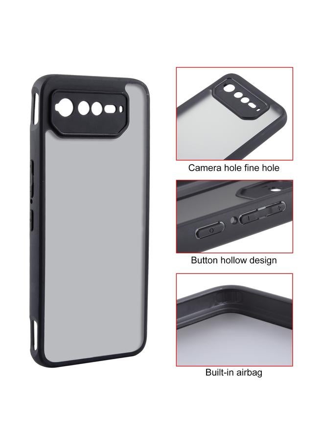 S-TOP Case For Asus ROG Phone 6 Fine Pore Matte Black TPU + PC Phone Case - Image 3