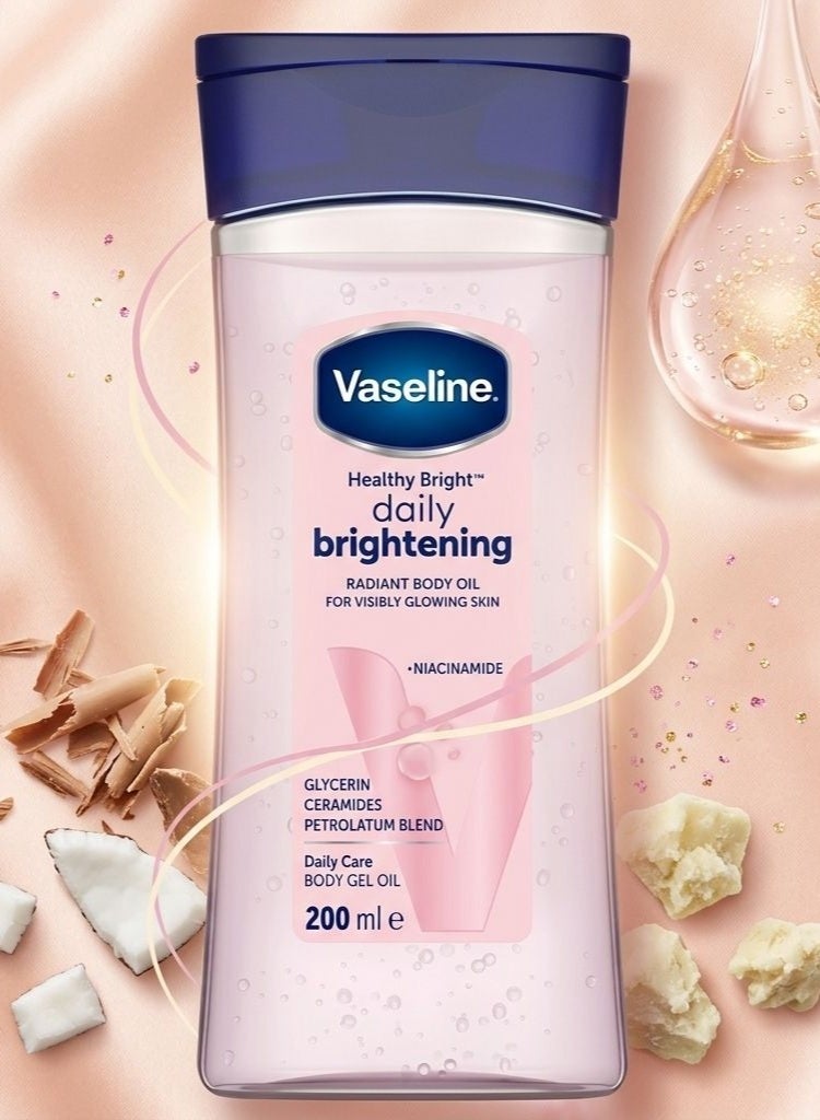 Vaseline Niacinamide Healthy Radiance Body Gel Oil - 200ml - Image 3