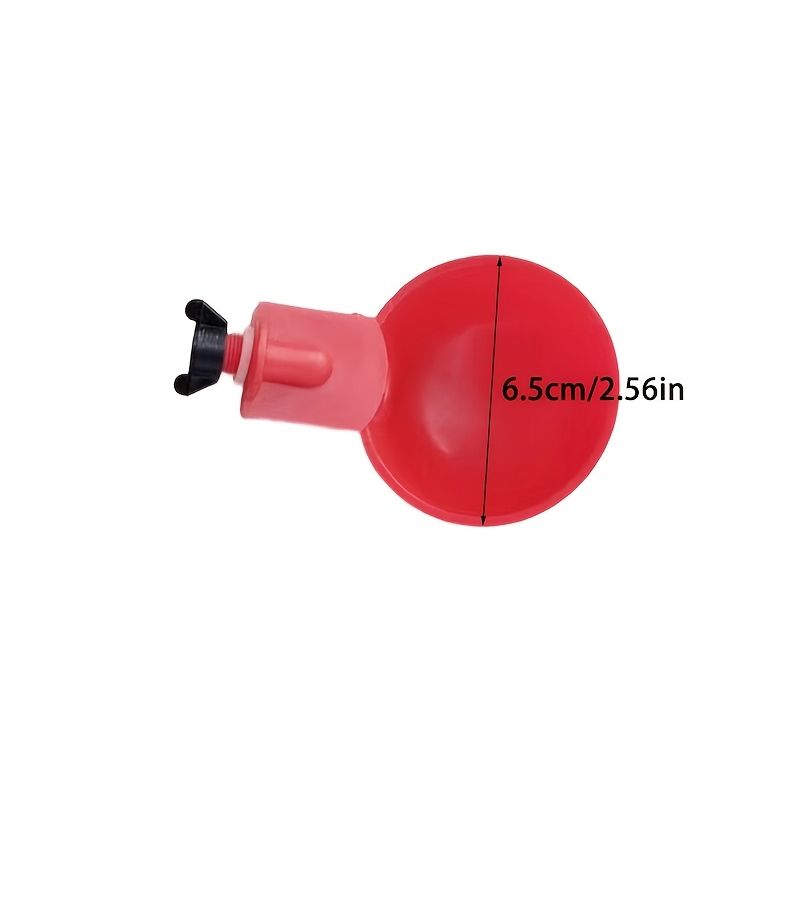 10 Pcs Automatic Chicken Water Cups Poultry Drinkers With Drill Bits For Bird Duck Quail - Image 5