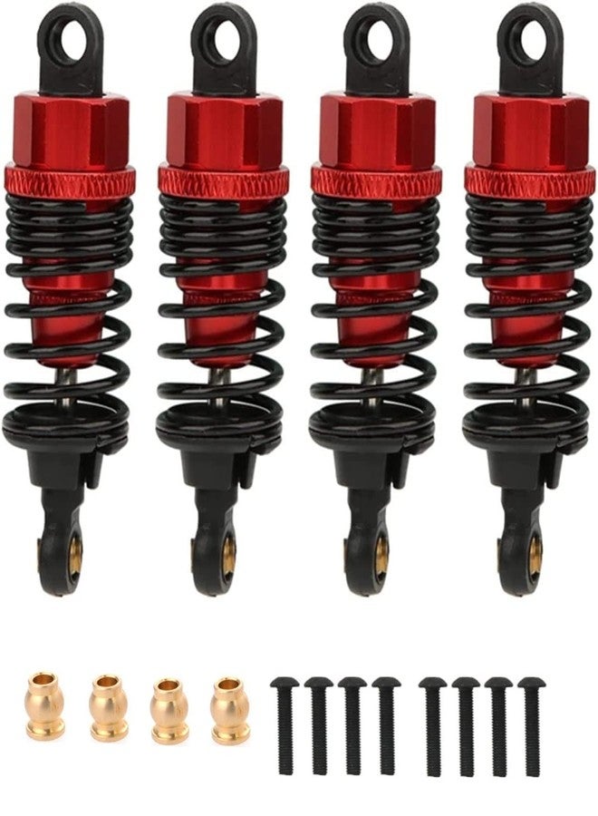 UURCSKY RC Car Shock Absorber, Aluminum 68mm Shock Absorber Oil Adjustable Damper For 1/10 Drift RC Car Hpi Hsp Losi Axial Tamiya RedcatType Axial SCX10 TRX4 D90 HSP HPI upgraded part(Red) - Image 2