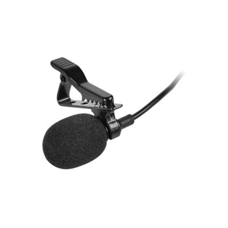 Mini Clip-on Microphone Clipper Microphone Condenser Mic for Recording Karaoke News Interviews Teaching Speech - Image 2