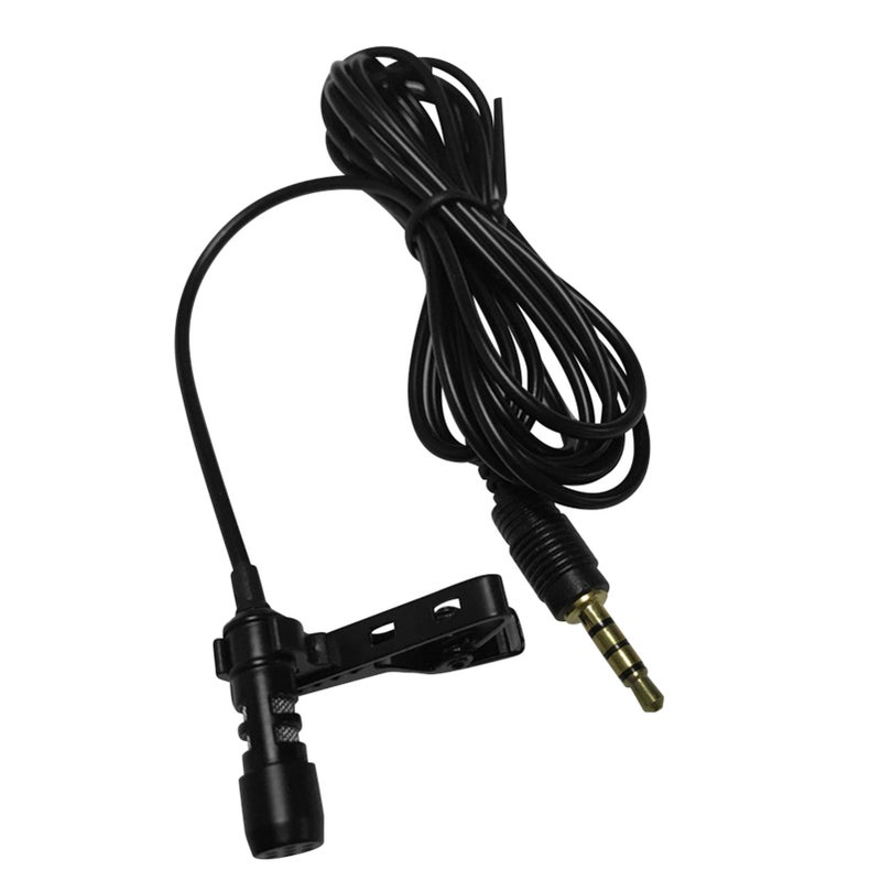 Mini Clip-on Microphone Clipper Microphone Condenser Mic for Recording Karaoke News Interviews Teaching Speech - Image 1