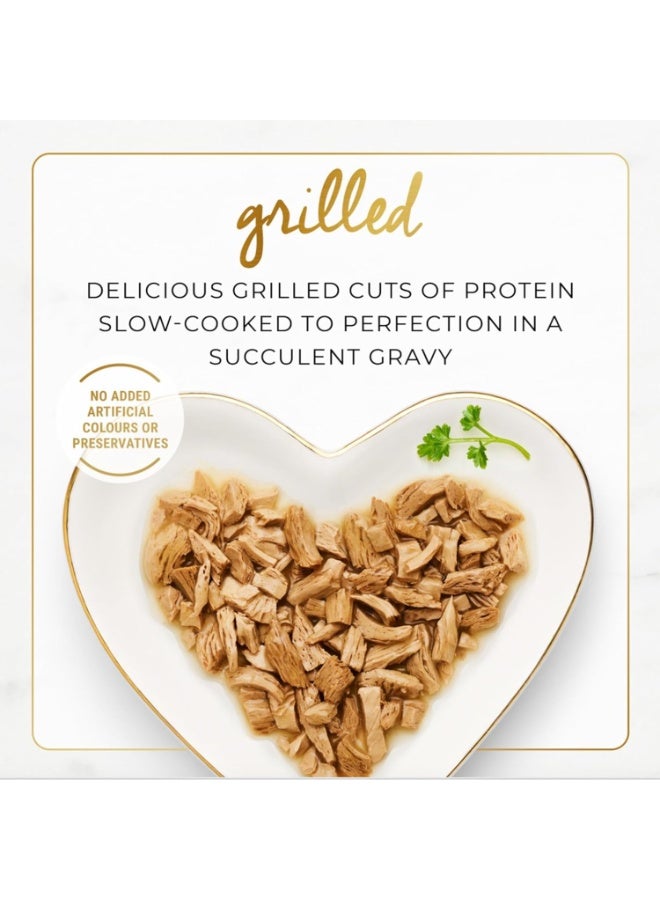 فانسي فيست طعام القطط الرطب بورينا تونة مشوية للقطط البالغة، 85 جم (عبوة من 24 قطعة) - وجبة كاملة ومتوازنة 100%، خالية من الألوان الصناعية والمواد الحافظة - Image 3