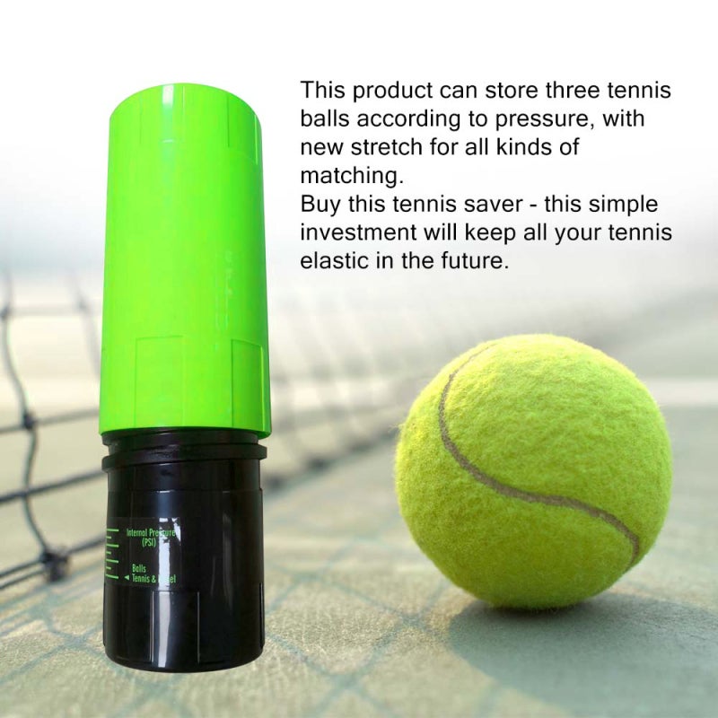 Tennis Ball Saver for Keep Tennis Balls Fresh & Restore Ball Bouncing Professional 3-Ball Tennis Ball Can Storage Organizer for Tennis Pressure Maintaining - Image 4