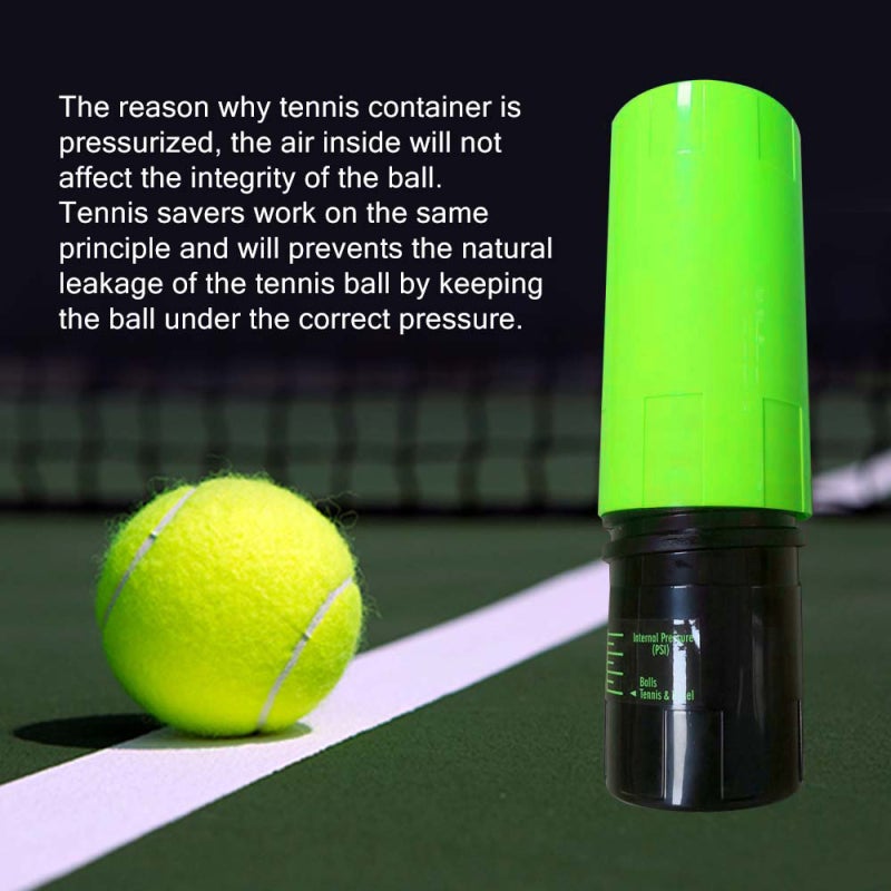 Tennis Ball Saver for Keep Tennis Balls Fresh & Restore Ball Bouncing Professional 3-Ball Tennis Ball Can Storage Organizer for Tennis Pressure Maintaining - Image 3