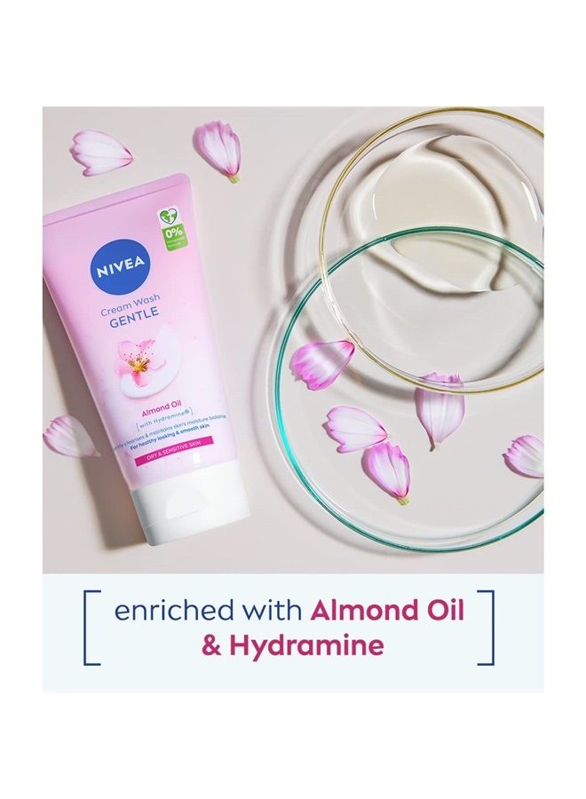 Nivea غسول كريمي منظف لطيف من نيفيا ديلي إسينشالز للبشرة الجافة والحساسة (150 مل) من نيفيا - Image 2