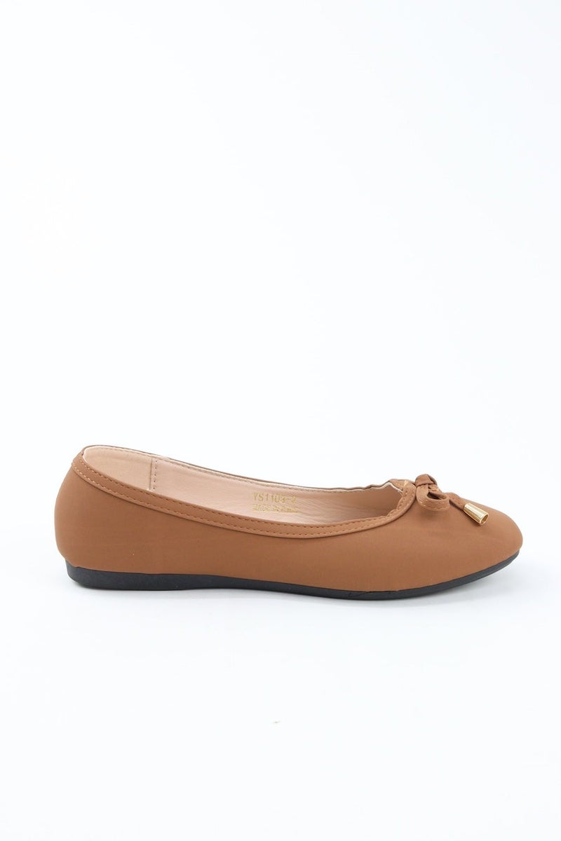 VINY Women's Cushioned Ballet Flats – Comfortable Slip-On Ballerina Shoes, Lightweight Casual Flat Shoes, Soft Walking & Office Footwear for Everyday Wear - Image 1