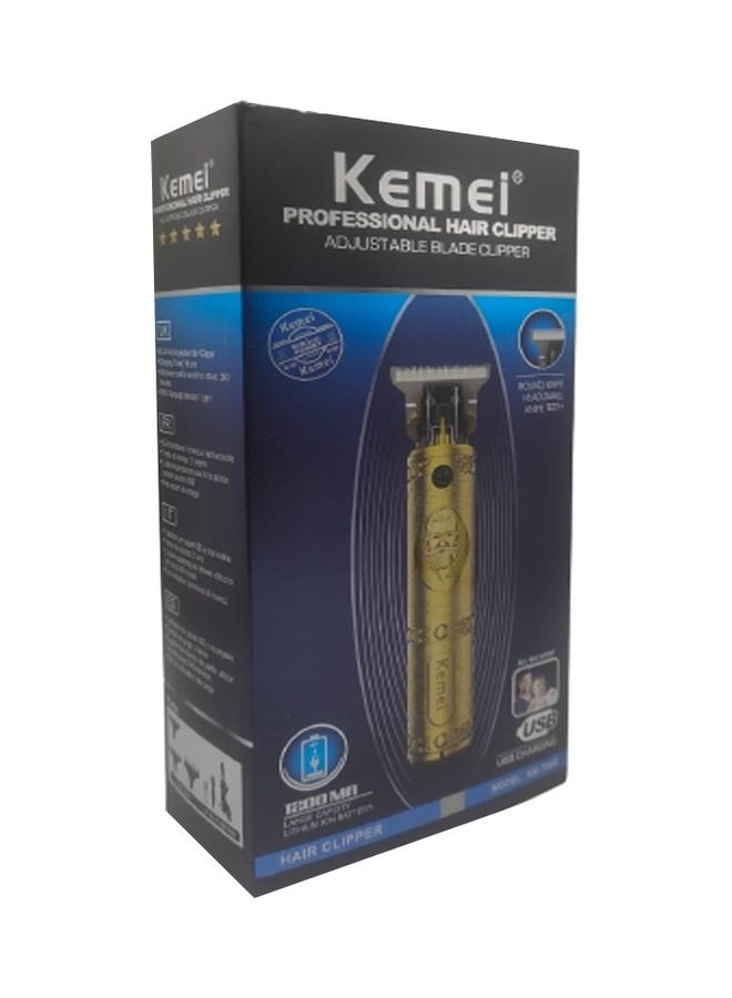Kemei Professional Adjustable Blade Trimmer Set Gold - Image 1