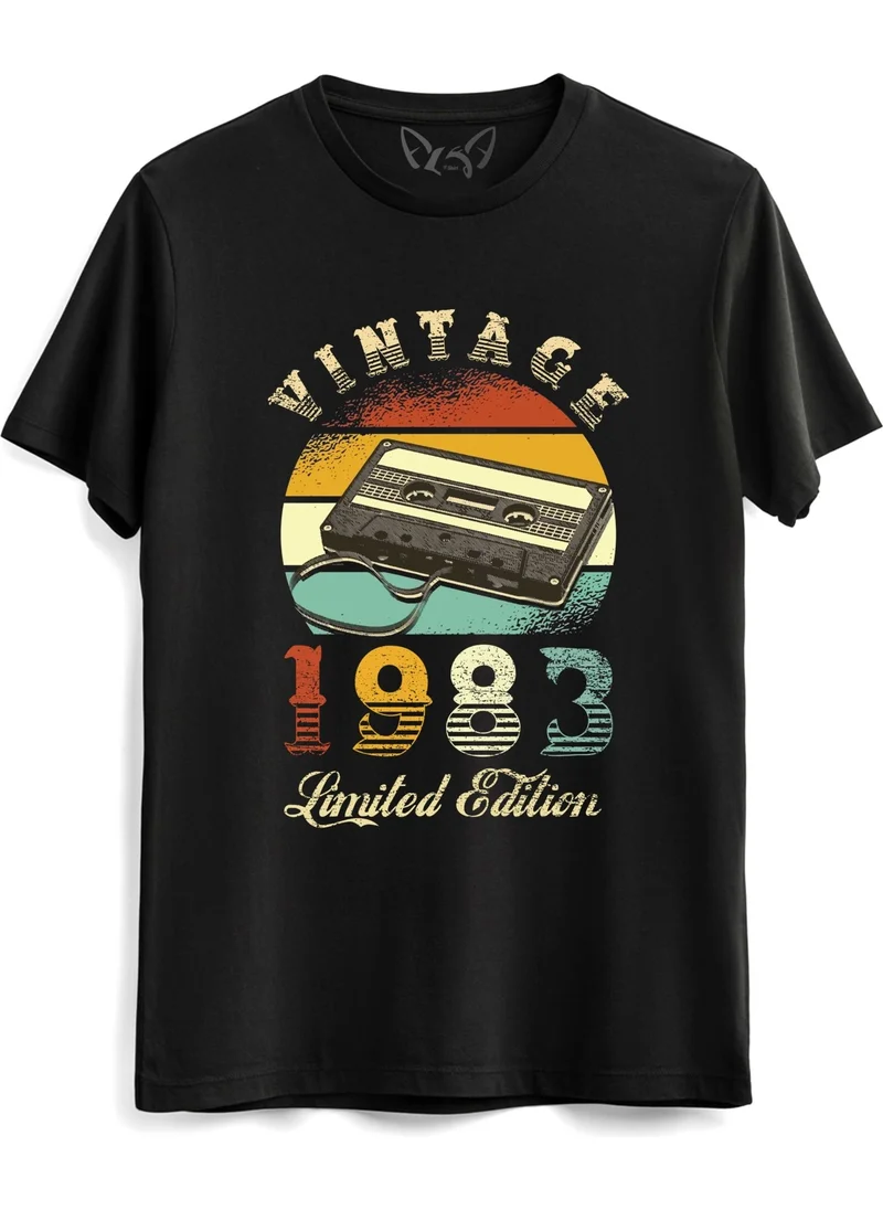 Alfa Tshirt Vintage 1983 Limeted Edition Black Tshirt