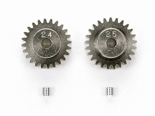 TAMIYA AV Pinion Gear Set 24T25T TT01/CR01 TAM50477 Gears & Differentials - Image 4