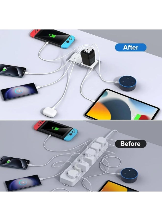 USB C Plug Fast Charging, 150W Fast Charger Plug, 6-Port Charger (3PD Type C port+3QC USB A port), UK wall charger charging plug, compatible with iPhone 11/12/13/14/15 series/XS/XR/SE/8/iPad - Image 2