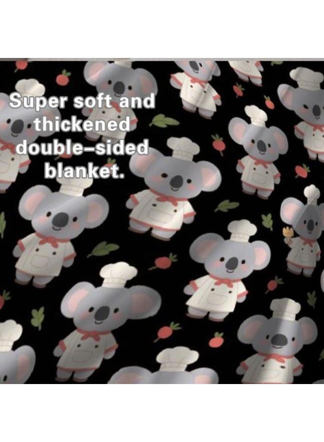 general Baby and children's cartoon flannel thin blanket (warm and comfortable, suitable for sleep, game use) 70cm*100cm - Image 5