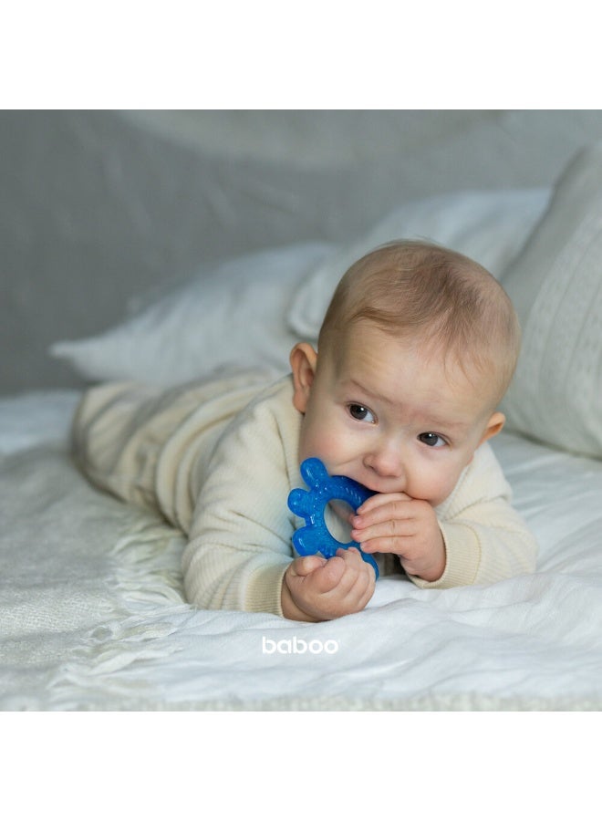 Baboo عجلة عضاضة مملوءة بالماء للتبريد - زرقاء - 4 أشهر وما فوق - Image 3