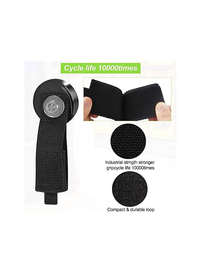 PROMASS Strong Magnetic Hooks, 4 Pcs 50 Pounds, Duty With Rubber Coating, Convenient for Hanging and Organizing, Tool Organization for Garage, Garden, House, Ropes, Hanging, Magnetic for Indoor Outdoor - Image 2