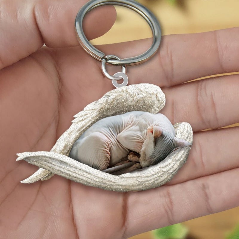 Independent Station Car Key Pendant Exquisite Keychain Acrylic Creative Cute Dog Animal Backpack Pendant - Image 5