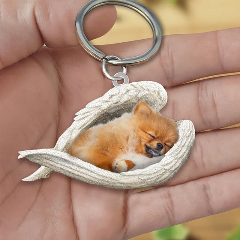 Independent Station Car Key Pendant Exquisite Keychain Acrylic Creative Cute Dog Animal Backpack Pendant - Image 1