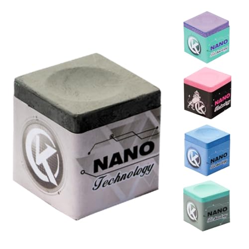 KONLLEN Pool Cue Chalk Nano Technology Billiard Chalk for Professional Tournament Dedicated Pool Chalks (Outstanding Performance, Reduce Miscue, Durable) - Image 1
