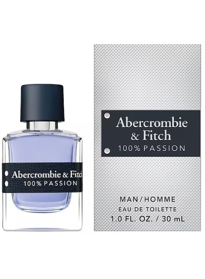 Abercrombie & Fitch 100% Passion Men EDT 30ml