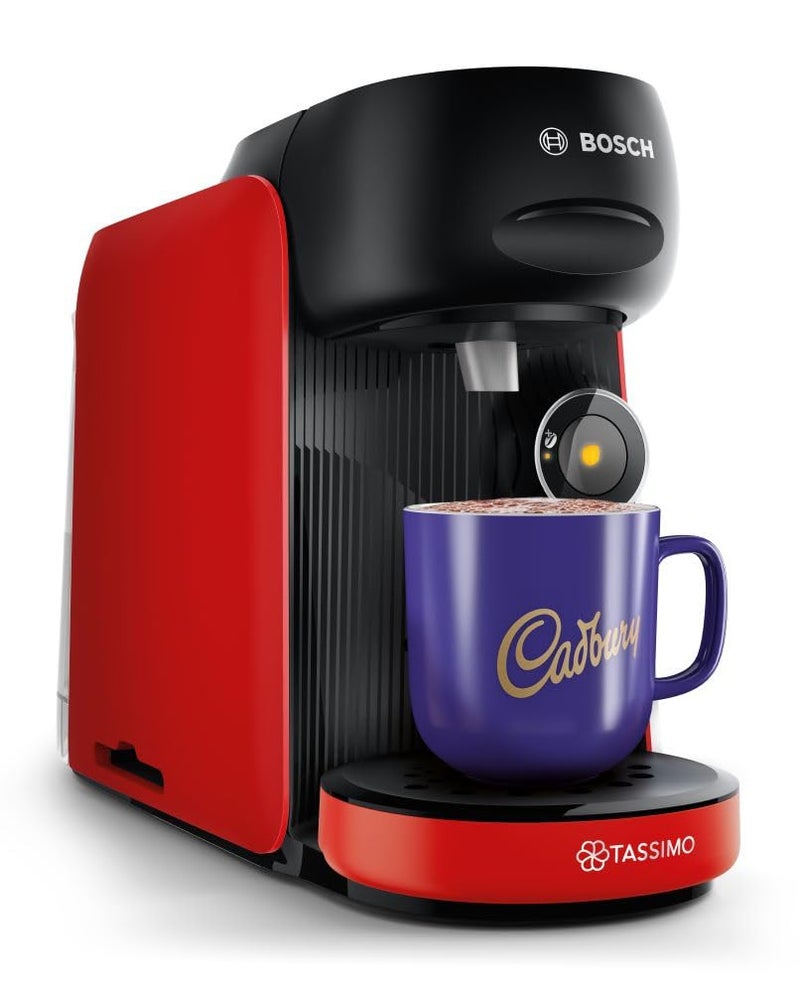 تاسيمو Tassimo by Bosch Finesse Friendly Pod Coffee Machine, TAS163EGB, Red - Image 3