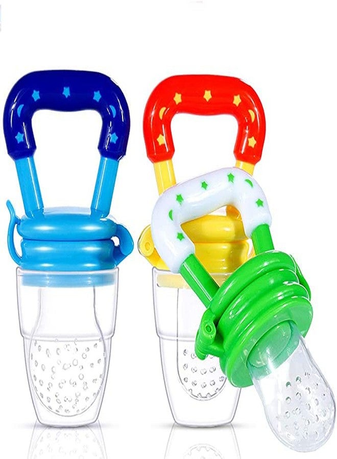 Oncarnival Baby Fruit Feeder Pacifier | Nibbler for Baby | Silicone Fruit and Juice Feeder | Teether for Baby | Children's Nipple Pacifier for Fruits | BPA Free for 4 to 12 Months - Image 1