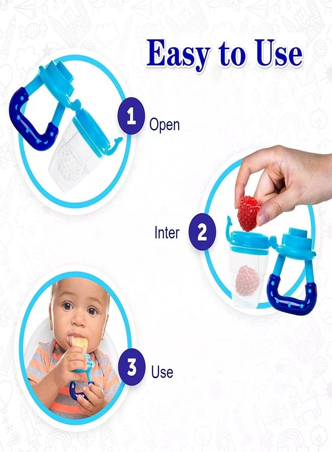 Oncarnival Baby Fruit Feeder Pacifier | Nibbler for Baby | Silicone Fruit and Juice Feeder | Teether for Baby | Children's Nipple Pacifier for Fruits | BPA Free for 4 to 12 Months - Image 5