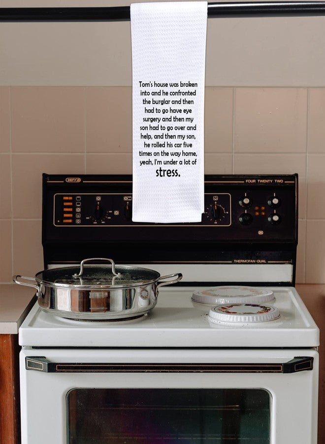 POFULL Housewives Gift Tom's House was Broken Into Kitchen Towel Home Decor (House was Broken into Towel) - Image 2