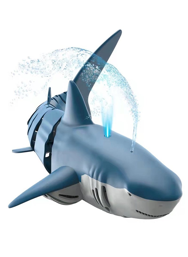 2.4G Remote Control Shark Toy for Swimming Pool Bathroom Great Gift RC Boat Toys for 6+ Year Old Boys and Girls
