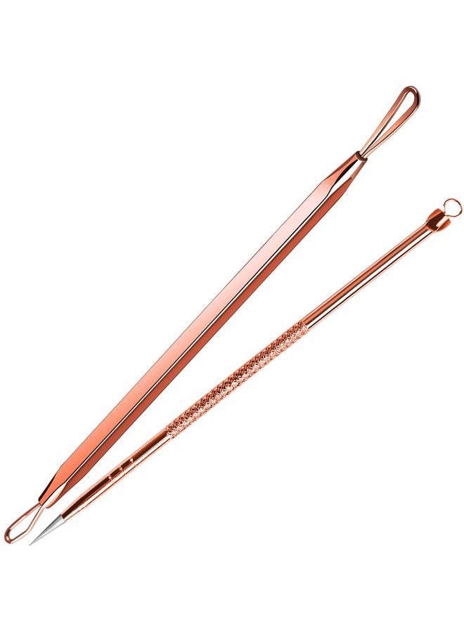 Teenitor Pimple Popper Tool, Blackhead Remover Tools, Comedone Extractor Tool Acne Tools, Pimple Extractor Tool, Blackhead Extractor Tool, Black Head Remover for Face Tool Rose Gold - Image 1