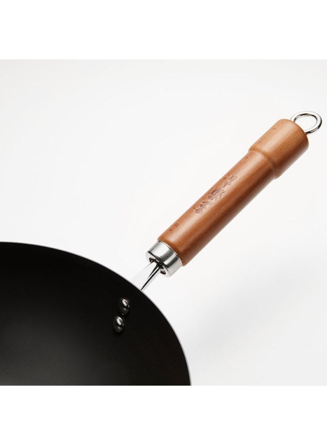 Wang Yuanji Yuanji Cast Iron Wok, Non-coated, Non-stick, Suitable For Gas And Induction Stoves, 33cm - Image 5