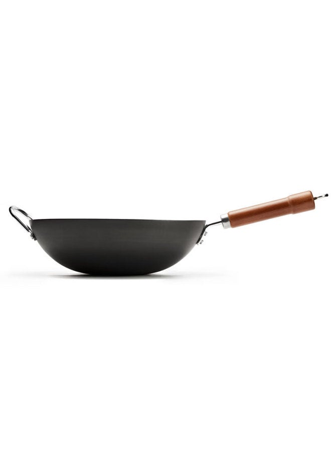 Wang Yuanji Yuanji Cast Iron Wok, Non-coated, Non-stick, Suitable For Gas And Induction Stoves, 33cm - Image 4