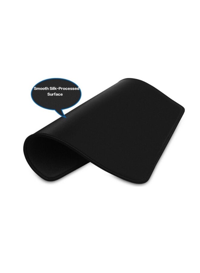 Mouse Pad With Non Slip Rubber Base Black - Image 4