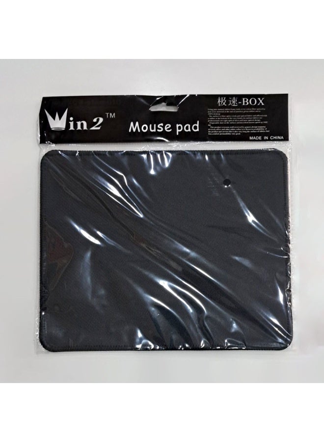 Mouse Pad With Non Slip Rubber Base Black - Image 2