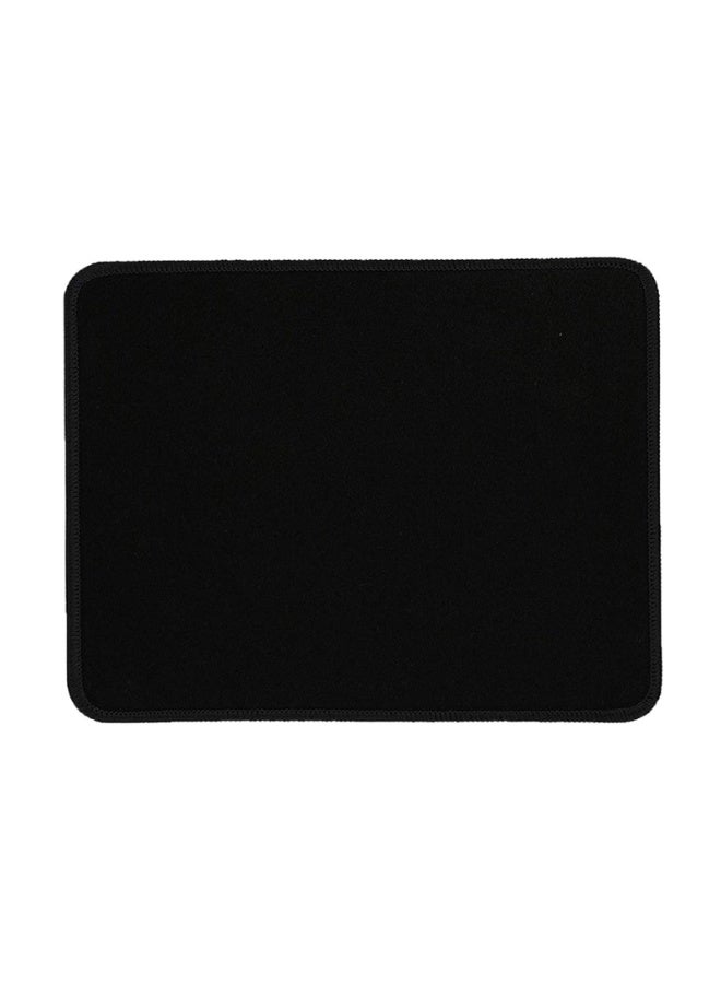 Mouse Pad With Non Slip Rubber Base Black - Image 1