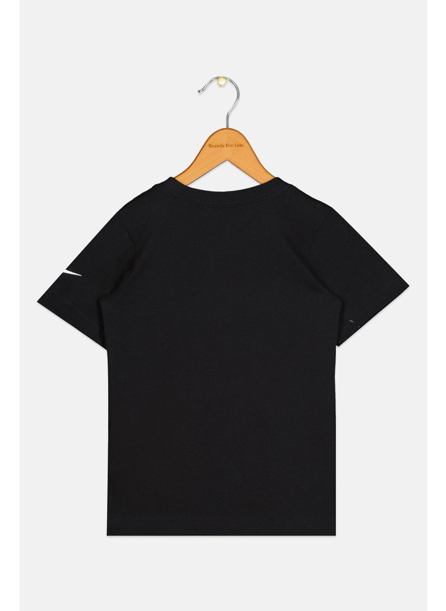 Nike 3Brand by Russell Wilson - Toddlers Boy Sportswear Fit Short Sleeves Training T-shirt, Black - Image 1