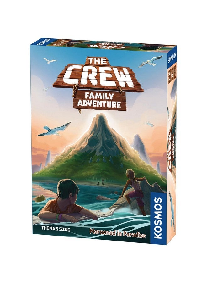 Thames & Kosmos The Crew: Family Adventure - Marooned in Paradise: The Crew - Family Adventure Cooperative Card Game | Family Game Night | Ages 8 & UP | 2-5 Players | 15 Minute Playtime - Image 1