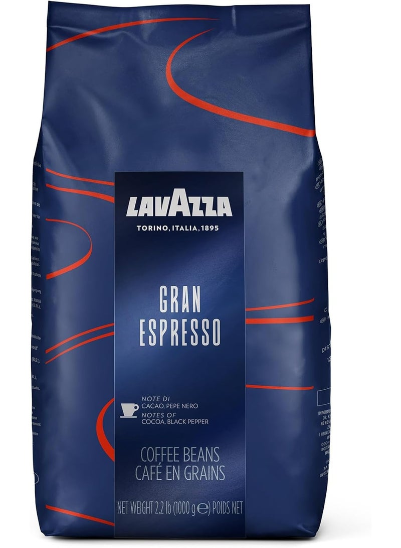 Lavazza Gran Espresso Whole Bean Coffee Blend, 2.2 lb(1000g) - Image 1