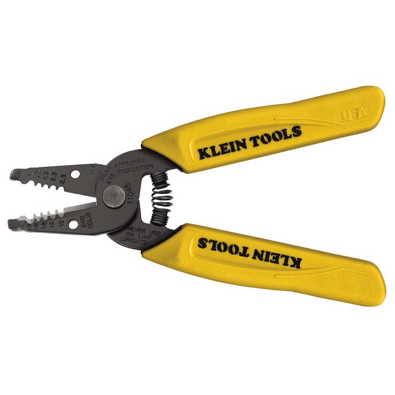 Klein Tools 11048 Dual Wire Stripper Cutter for Solid Wire Made in USA