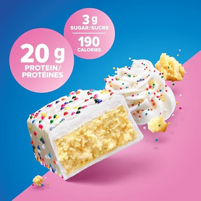 Pure Protein Gluten Free Snack Bars, Birthday Cake Flavor, 10.56 Ounce, 1.8 Ounce Bars, 6 Count - Image 5